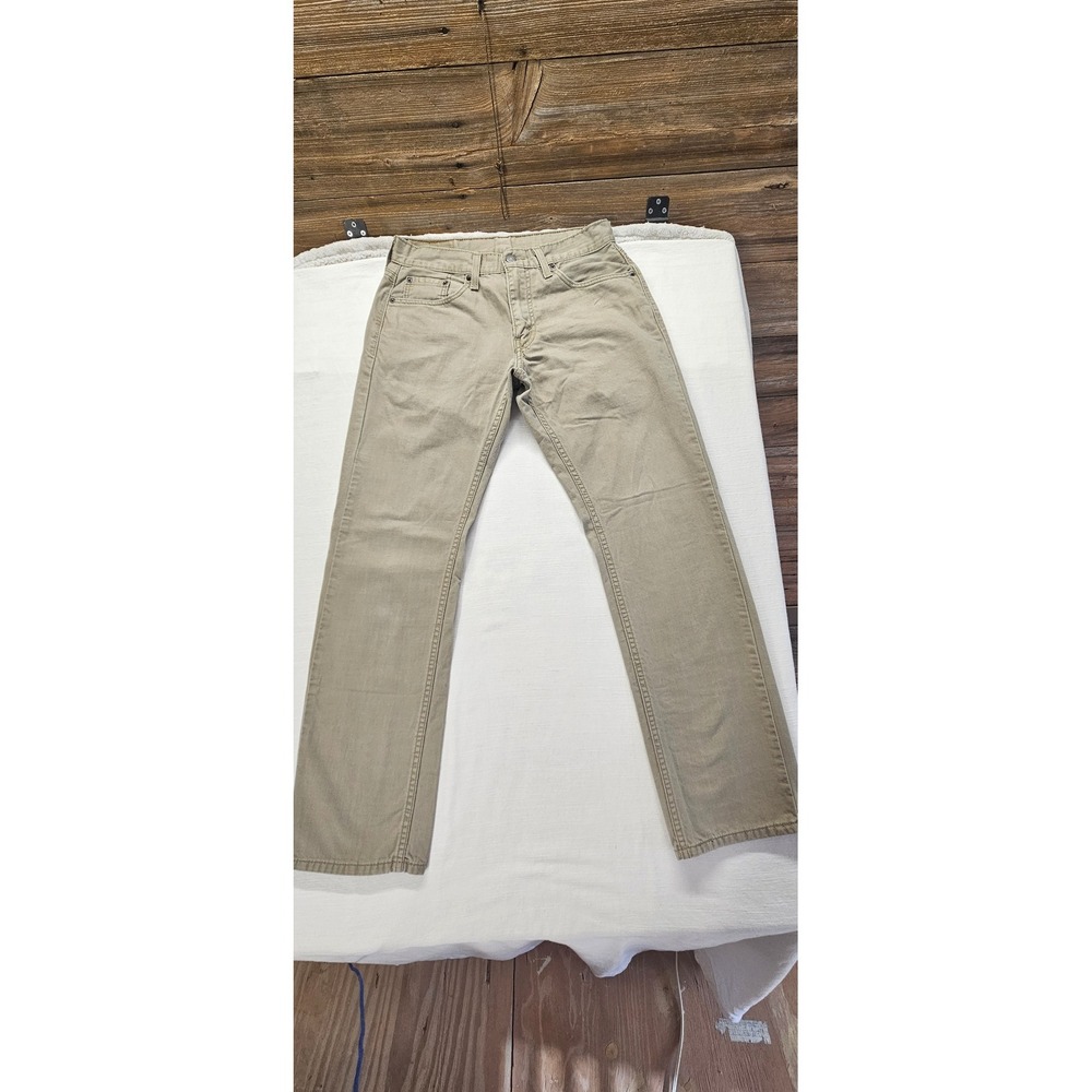 Levis 559 Relaxed Straight Jeans Mens 30x32 Tan Khaki Denim Pants 00559-0497